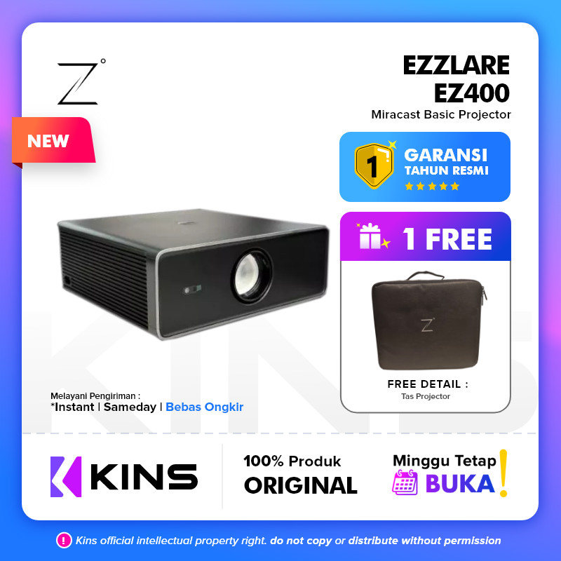 EZZRALE EZ400 Miracast Basic Projector