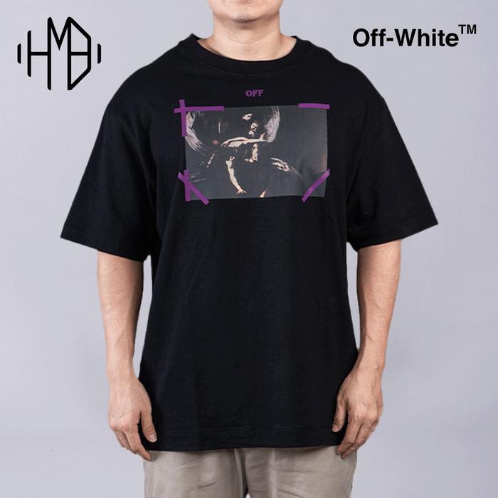 Off White Arrow Caravaggio Mercy Tee 100% Authentic - Black, S