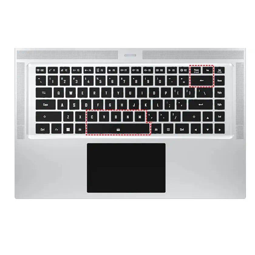 TPU Laptop Keyboard Cover Skin For GIGABYTE AERO 14 OLED 2023 14 inch /  GIGABYTE AERO 16 OLED (2023