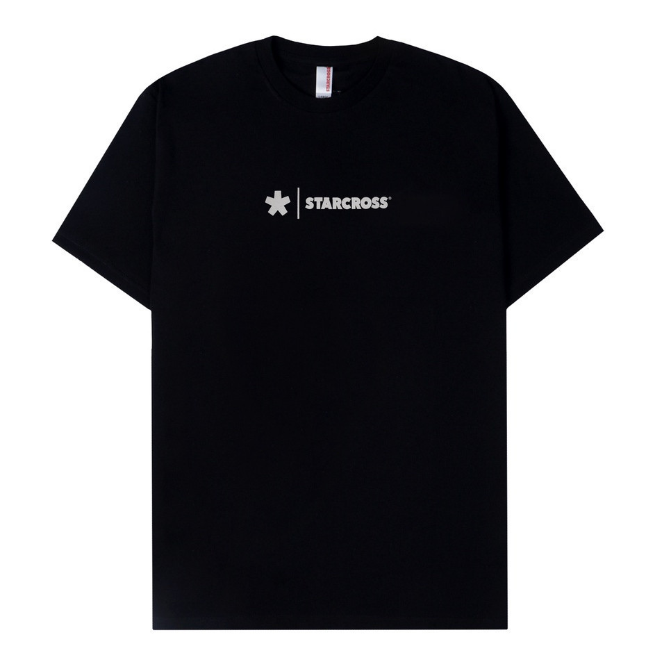 STARCROSS Kaos Pria - COTTON - Black Original 100% Katun