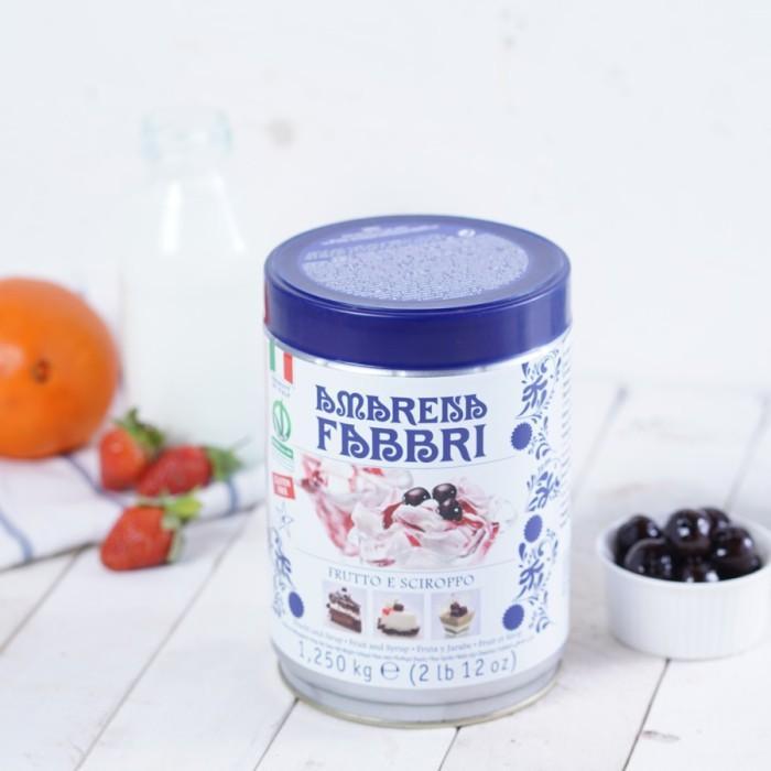 Amarena Fabbri Cherry Cherries / Buah Ceri Sirup Gula syrup 1.25kg
