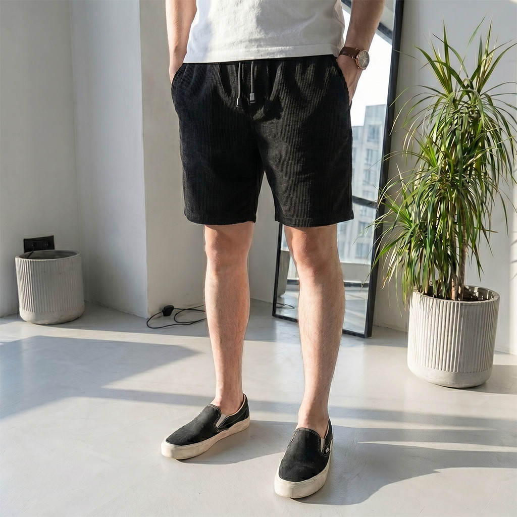 Otsky Boardshort Celana Corduroy Pendek Pria Wanita Terbaru Premium Bahan Corduroy