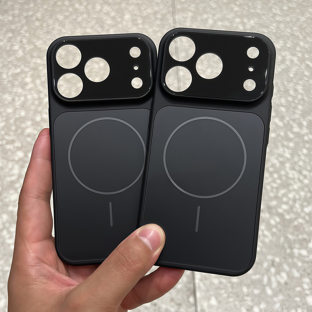 Casing Pelindung Magnet Anti Guncangan Premium Dengan Pelindung Kamera Kaca Untuk IPhone 13, 14, 15,