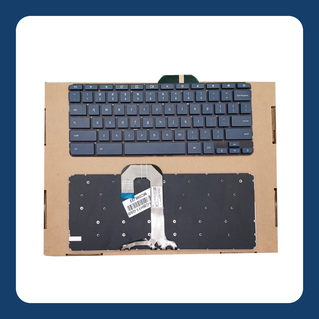 Original Keyboard Laptop HP Chromebook 11 G6 Hitam