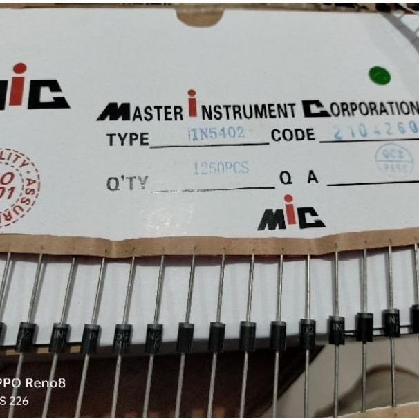 Promo Dioda 3A IN 5402 MIC original Dioda 3A MIC Roll