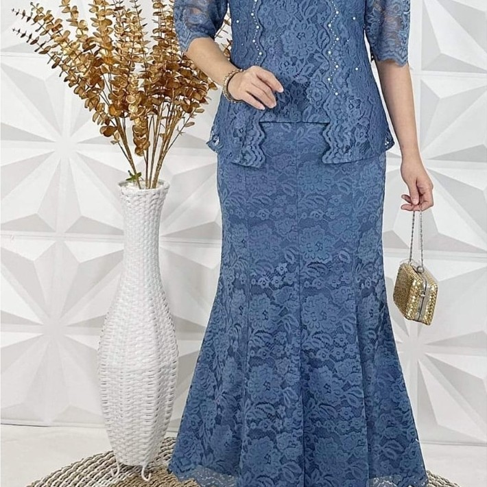 FN SET ROK BROKAT PANJANG/STELAN KEBAYA PESTA BATAK