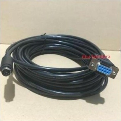 KABEL SERIAL RS232 DB9 PIN FEMALE TO 8 PIN MINI DIN MALE ASSEMBLY 7M