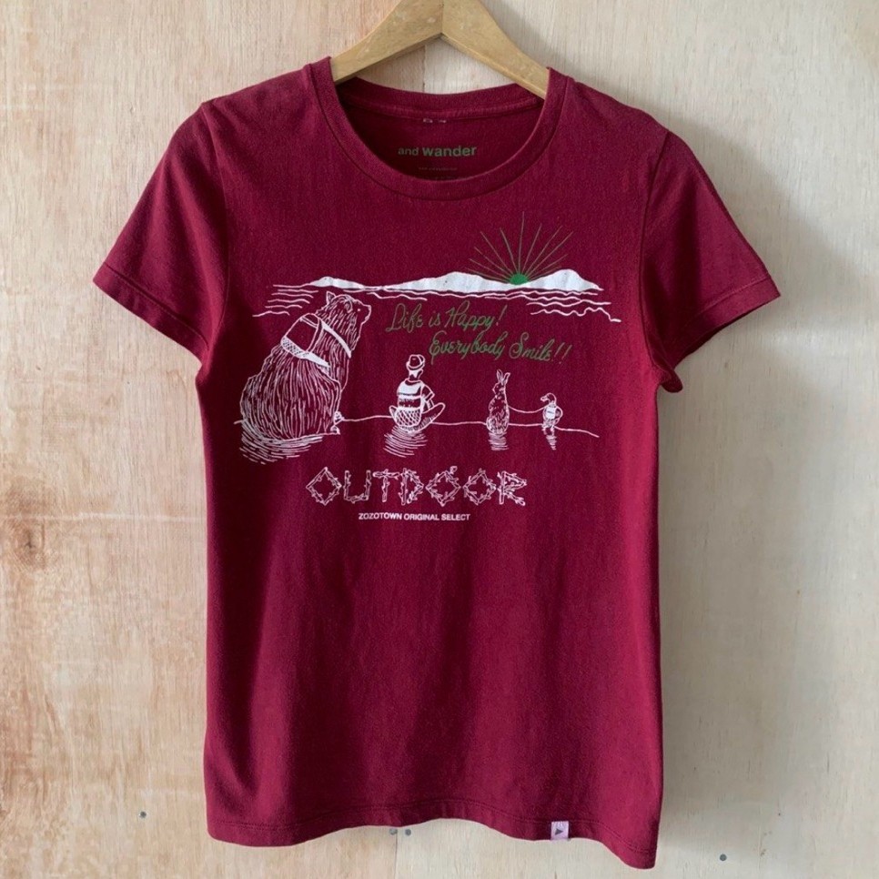 and wander outdoor Japan tee
