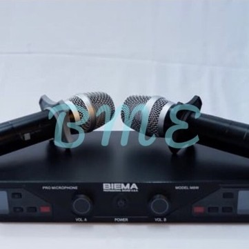 MIC WIRELESS BIEMA M8W/M 8W MICROPHONE 100 FREQUENCY HANDHELD