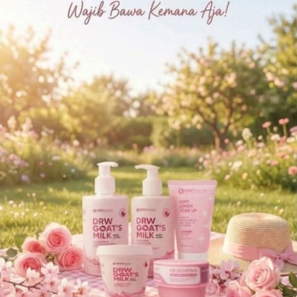 DRW Skincare Paket Lengkap dan ecer Body Care Goats Milk
