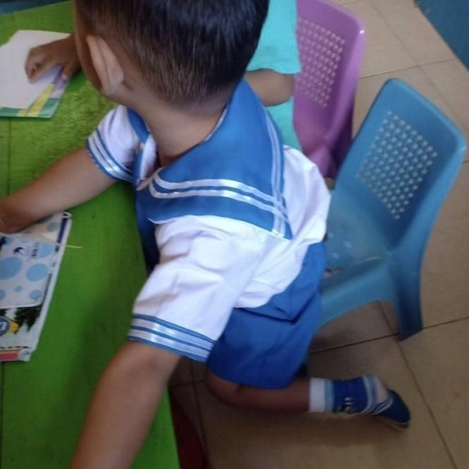 Diskon Seragam Tk / Paud Biru Putih Berdasi