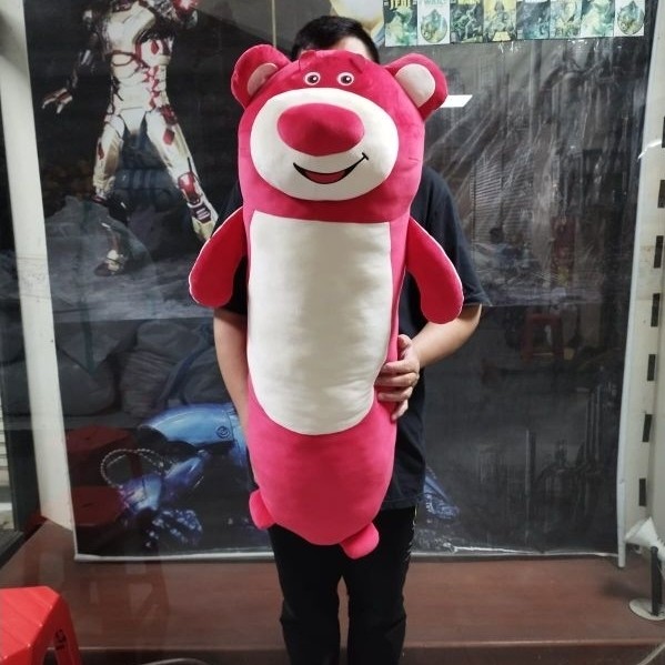 Guling Boneka Beruang Lotso Ukuran Jumbo 100cm