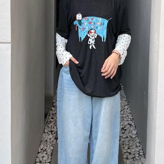 Keyra Blouse Athayaa Daily Atasan Kaos Wanita Original / Atasan kaos / atasan athayaa