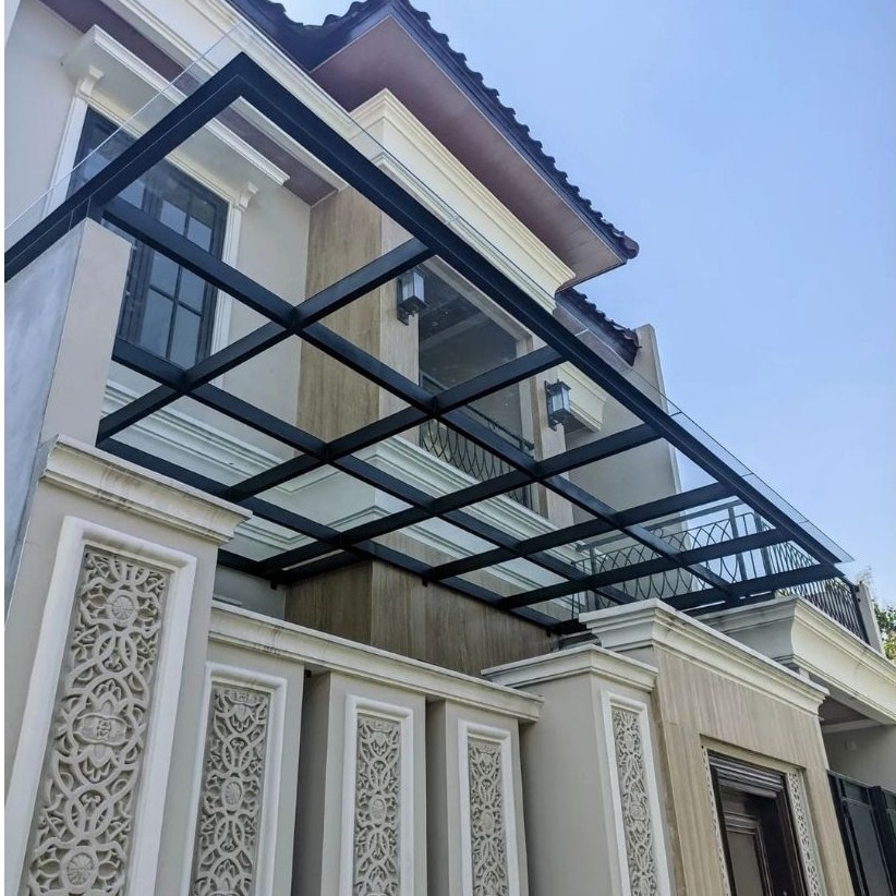 Kanopi Kaca Minimalis Modern