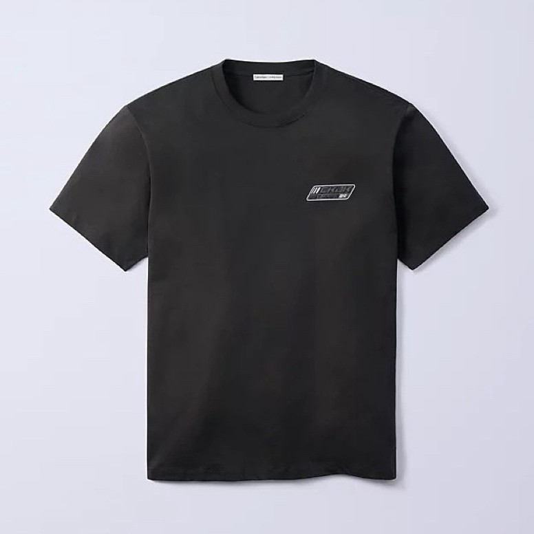 CKJK CALVIN KLEIN X JUNGKOOK RELAXED LOGO BADGES TSHIRT SIZE M