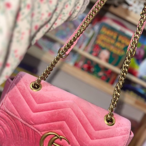 Gucci  Matelasse Velvet Marmont - Tas Second/Tas Preloved/Tas Branded Preloved