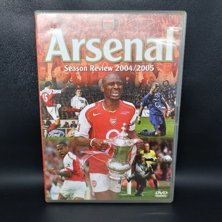 DVD MOVIE ORIGINAL UK . ARSENAL . SEASON REVIEW 2004-2005