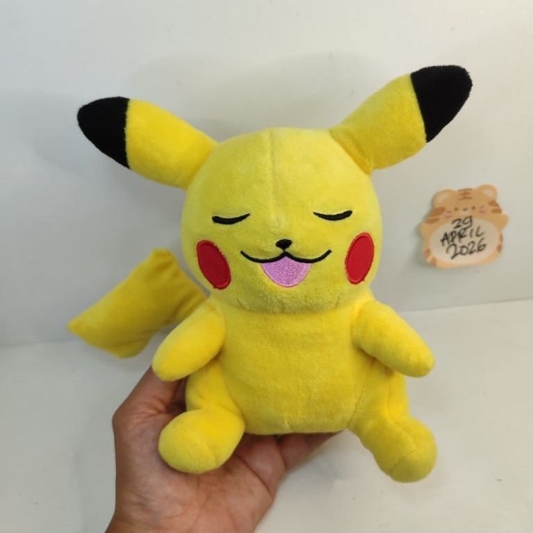 boneka pikachu happy face brand pudar vintage