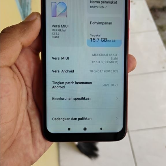 redmi note 7 4/64 normal batangan