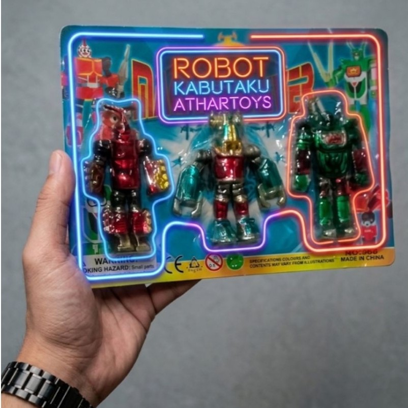 figure classic robot kabutaku set 3pcs