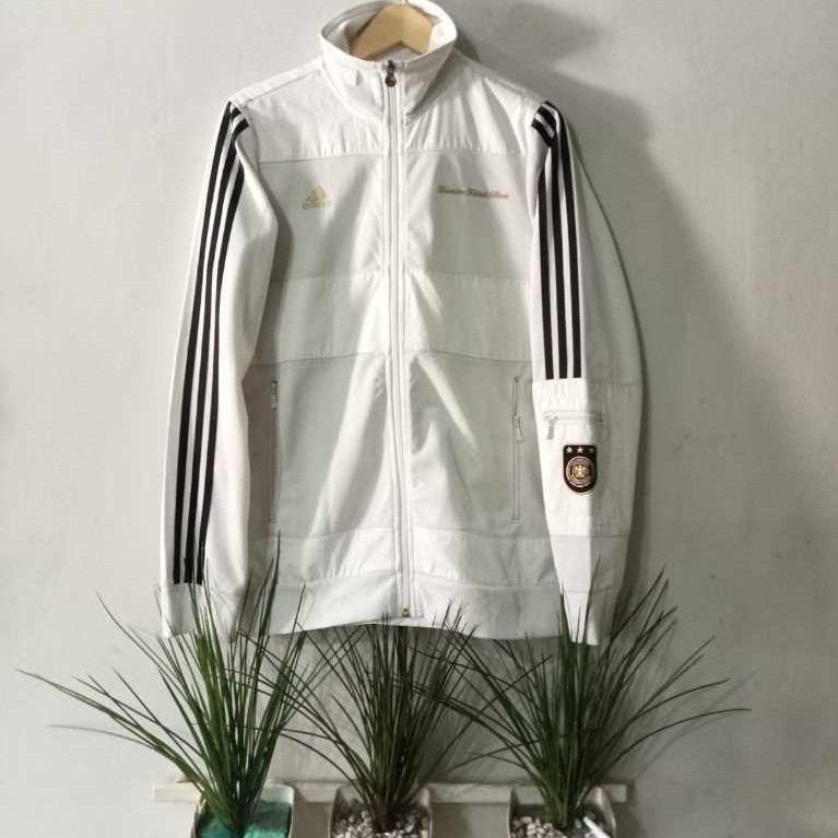 GERMANY DFB FOOTBALL TRACK JACKET 2010 2011 ADIDAS MENS World CUP USED