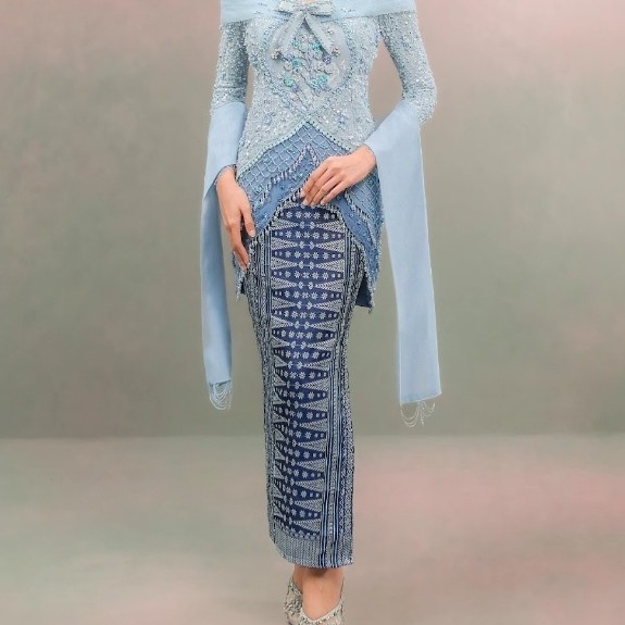 Letters of Her | Batari Ambara Kebaya in Ocean Blue