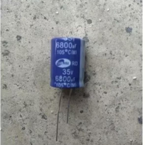 Kapasitor Elco 6800uf - 35v 6800uf35v 6800uf/35v Capacitor