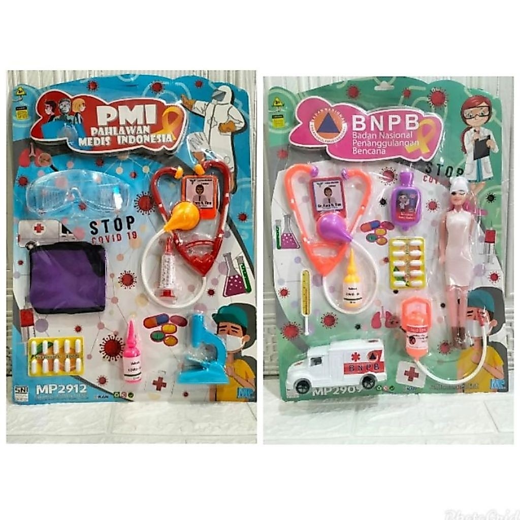 Mainan Dokter Anak Medical Set Lengkap PMI BNPB