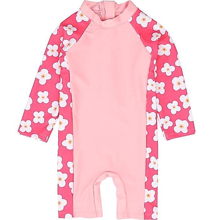 New Baju Renang Bayi Dan Anak Jumpsuit Baby Swimsuit Kids Wetsuit Flower Bunga Pink