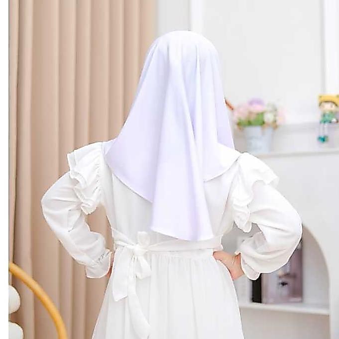 diskon ss - kerudung jilbab anak namira sport usia 4-6th by desmonda hijab bahan jersey balon