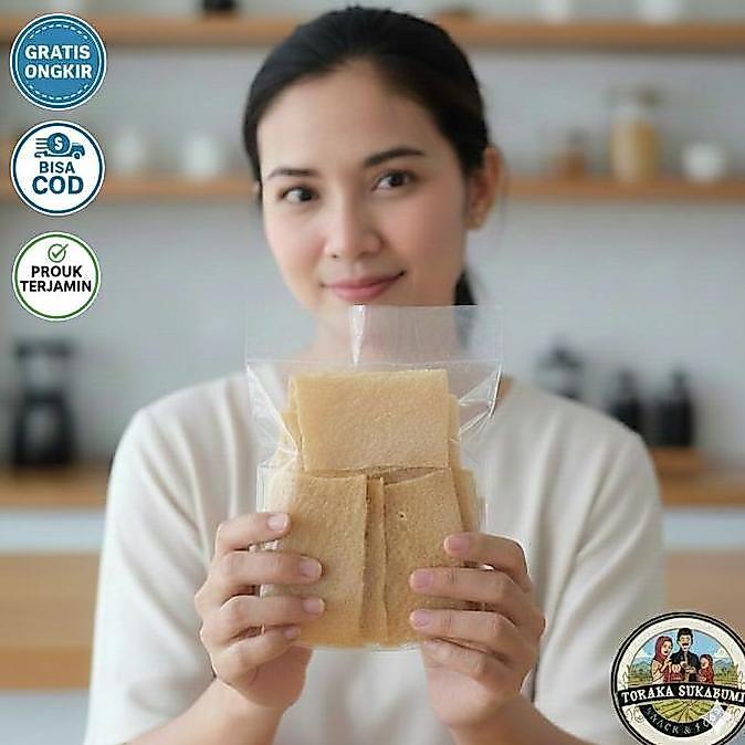 Umido- Kerupuk Gendar Mentah Puli Lempeng Beras Renyah Asin Gurih Mengembang Makanan Ringan By Torak