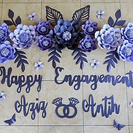 READY ready fatkha paper flower hiasan ruangan home dekor decor backdrop lamaran karangan bunga