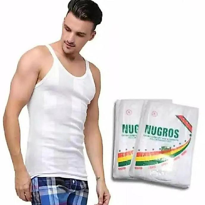 Azikhans - 3 Pcs Singlet Pria, Kaos Dalam Cowok, Baju Dalaman Laki Laki Remaja dan Dewasa, Kaos Dala