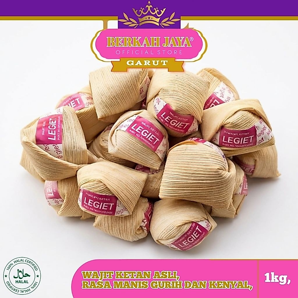 Wajit Cililin 1kg - Manis Legit, Aroma Harum, Tanpa Pengawet