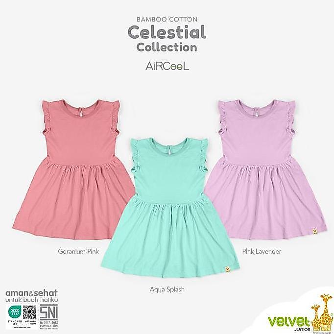 Velvet Junior Celestial Dress - Dress Anak Luna - Celestial 8