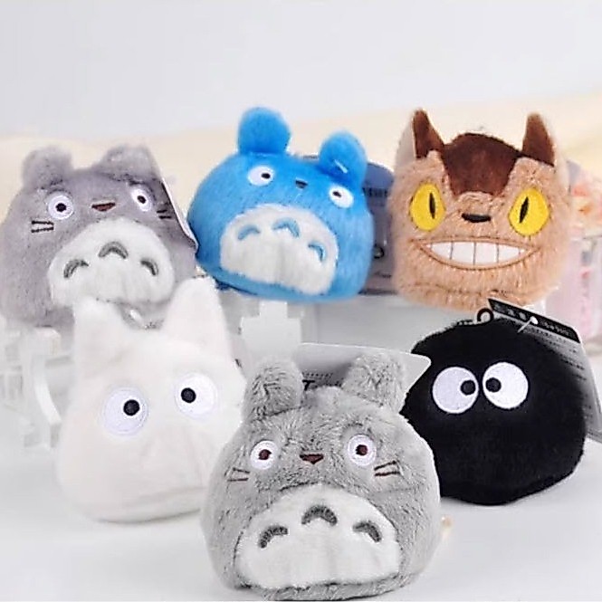 Hayao Miyazaki Totoro Plush Doll Set isi 6 pcs | Plush doll Totoro set