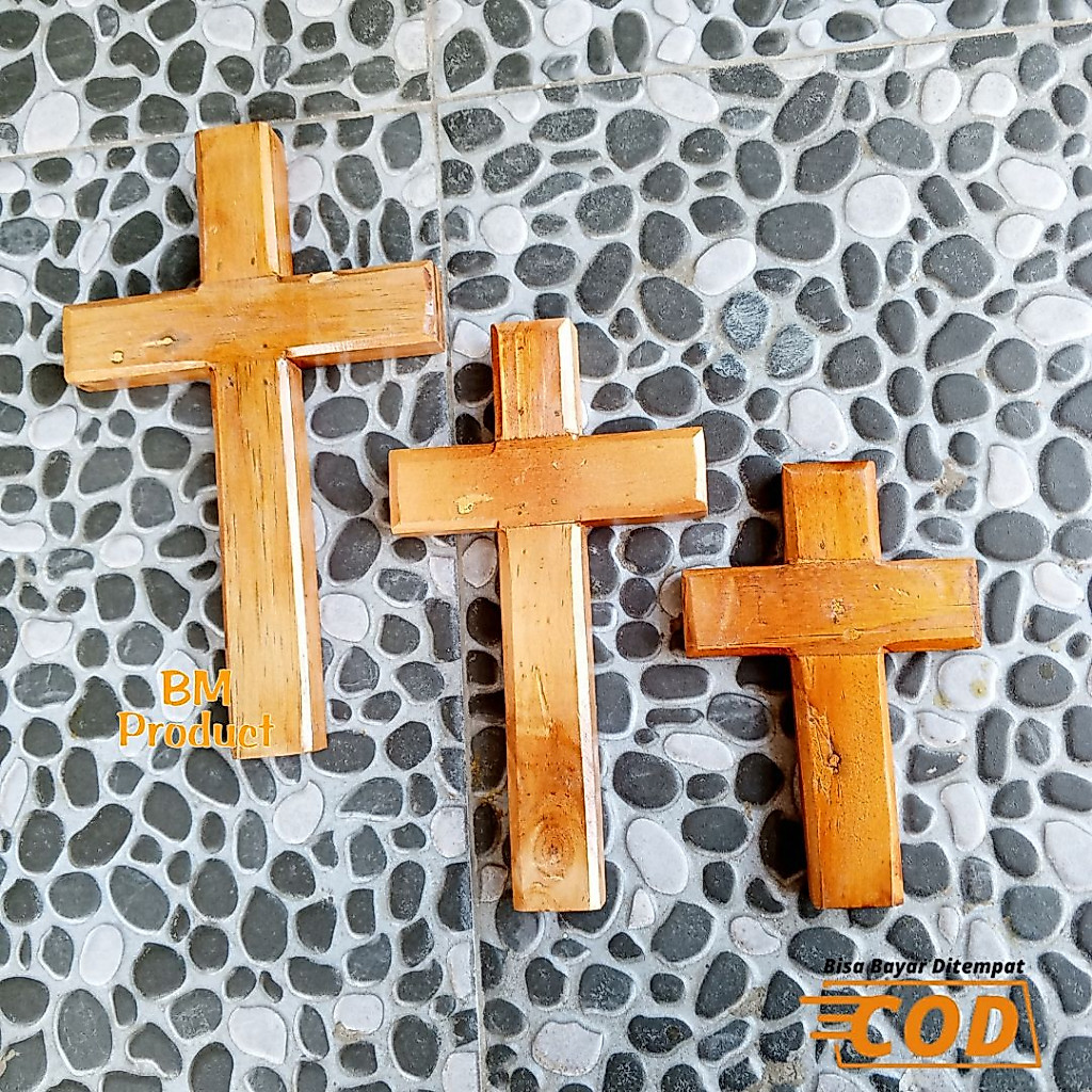 Tukuparty Salib Dinding Kristen Salib Kayu Dinding Jati Salib Kristen Salib Yesus