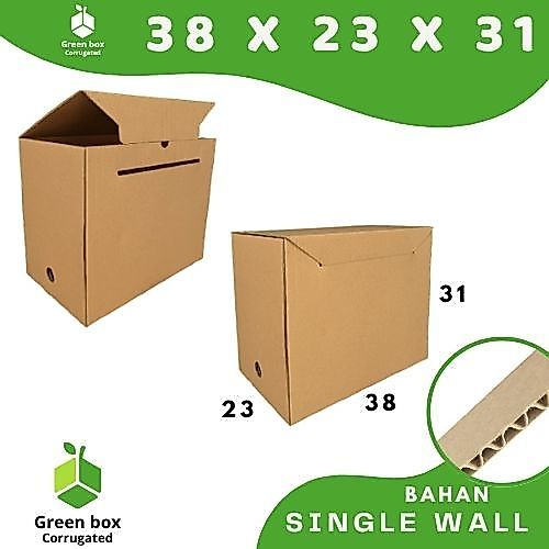 Box Arsip Besar 38x23x31 Kardus Arsip Dus Packing/polos/Arsip/File/filebox/arsipbox/box Dokumen