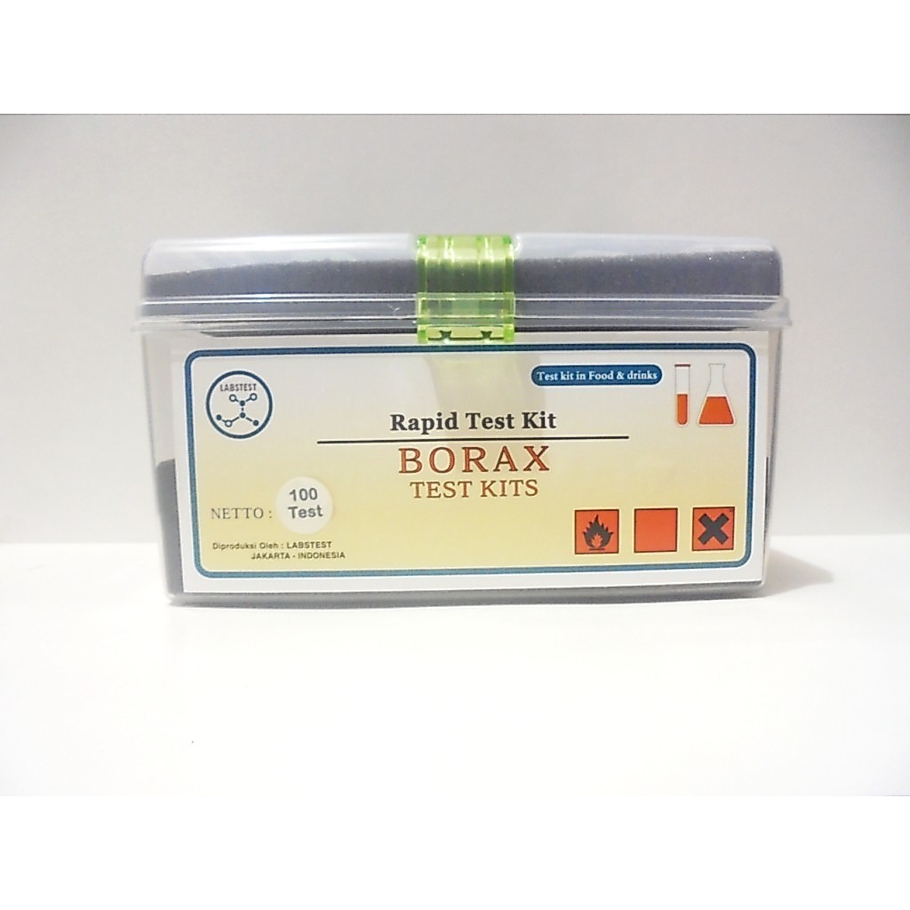 Test Kit Borak Kuantitatif Alat Untuk Uji Pengawet Borax Test Boron 100 test