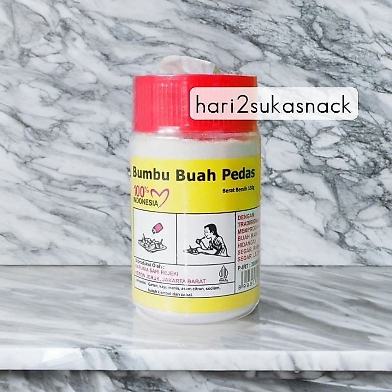 Bumbu Buah Pedas Garam Buah Buahan Pedas Cap Elang