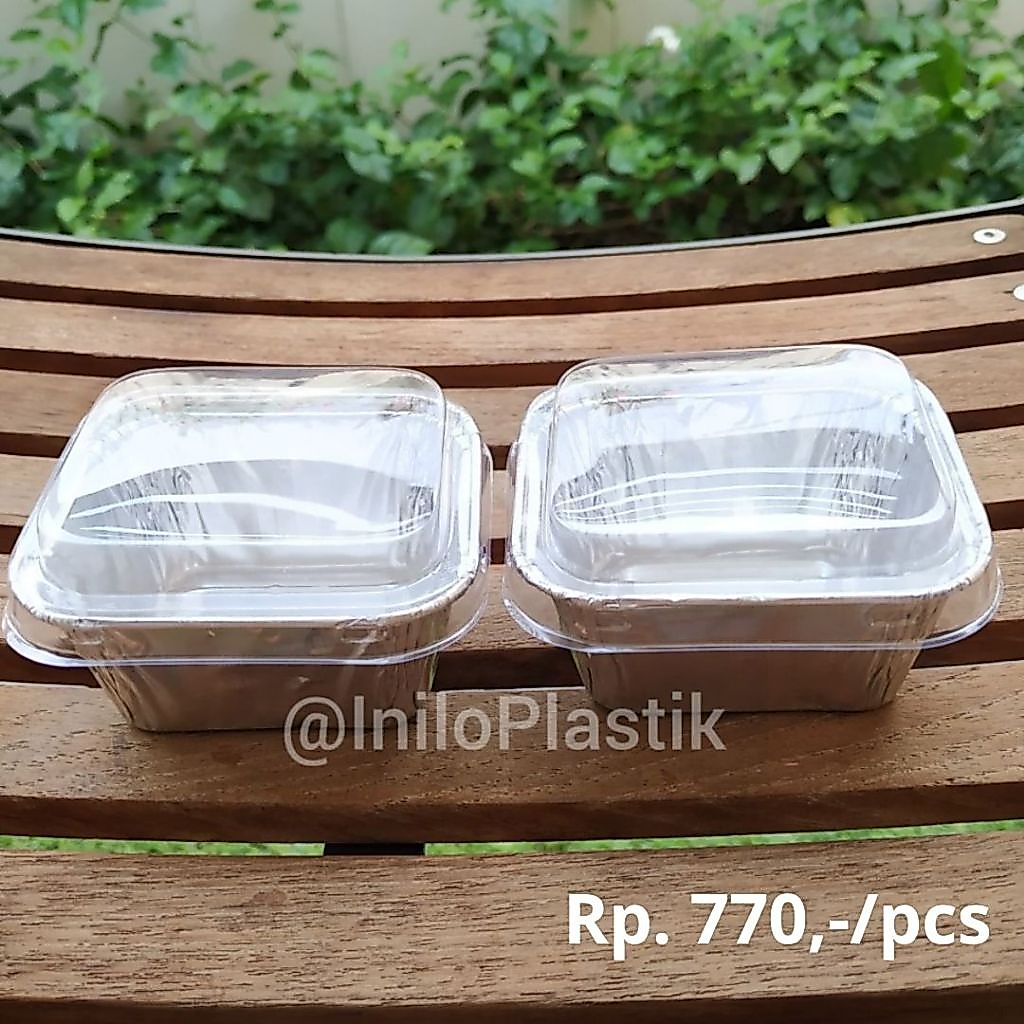 Alumunium Foil Tray BX-0350 / Aluminium BX-0350 BX 0350 + Tutup