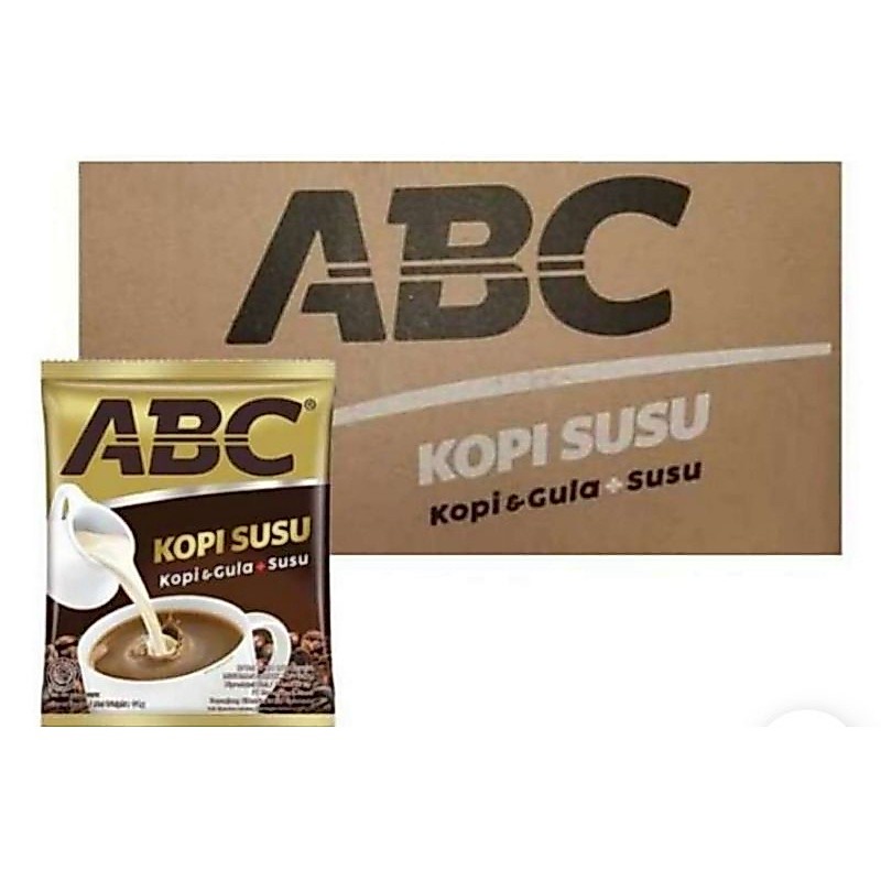 Kopi ABC Susu/Aren/Plus 1 karton (12RTG x 10bks x 30g) 1 dus