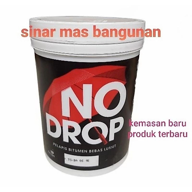 No drop bitumen black 1kg,nodrop bitumen hitam,cat pelapis anti bocor no drop bitumen hitam,no drop 
