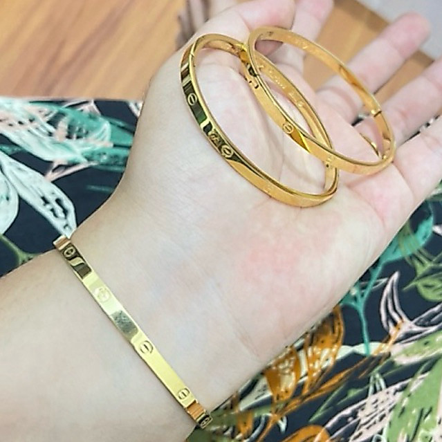 GELANG SLIM BANGLE CAP 750 TITTANIUM