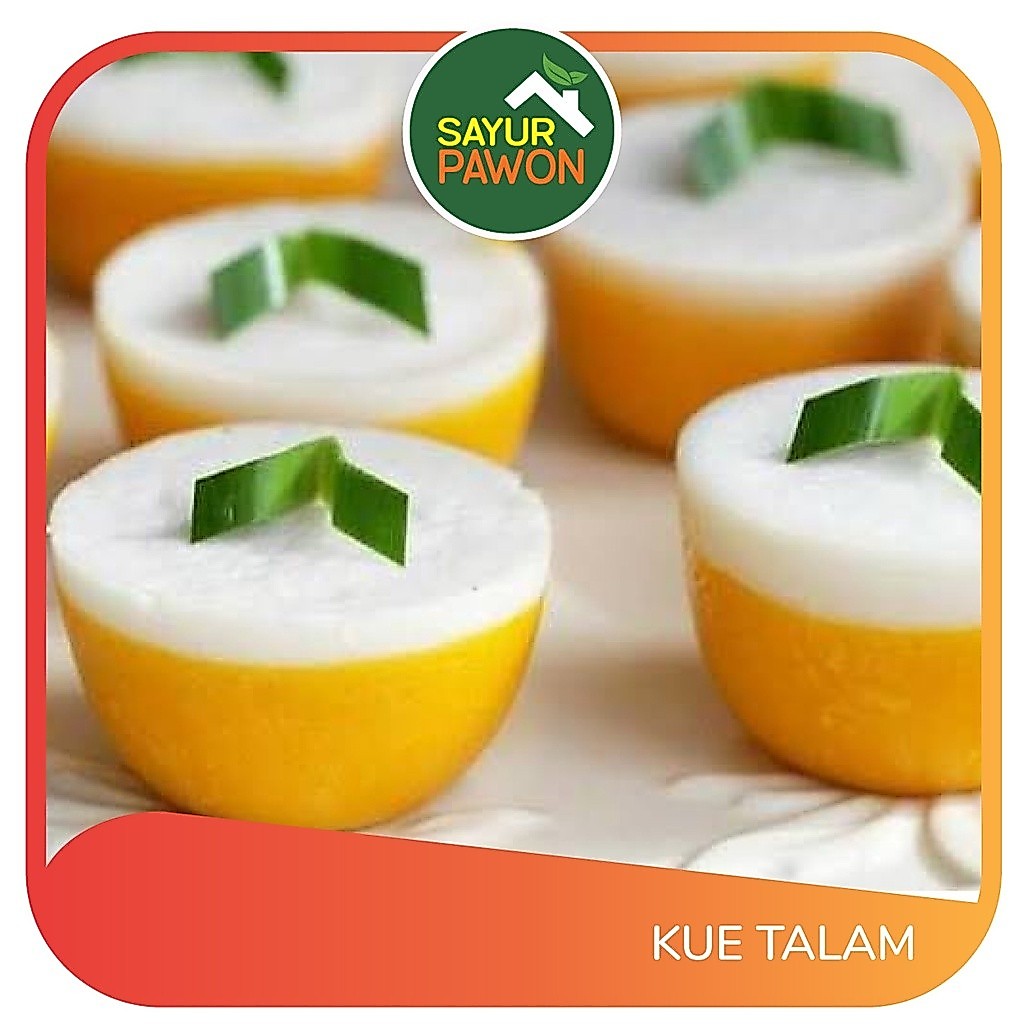 Jajan Pasar Kue Talam per bj - Sayur Pawon Jogja