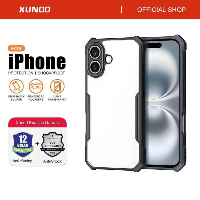 XUNDD Case Untuk Iphone 17 Air 17 Pro Max 16 Pro Max 15 Pro Max 15 Plus 14 Pro Max 14 Plus 13 Pro Ma