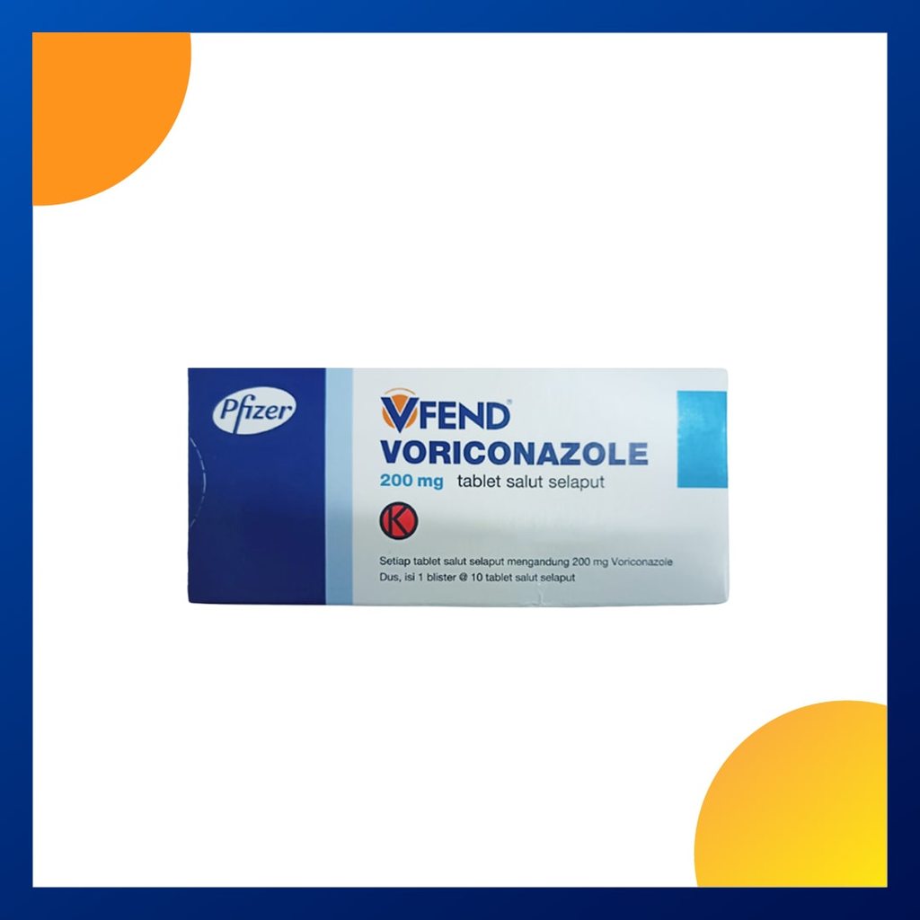 VFEND 200 MG 1 BLISTER @ 10 TABLET SALUT SELAPUT
