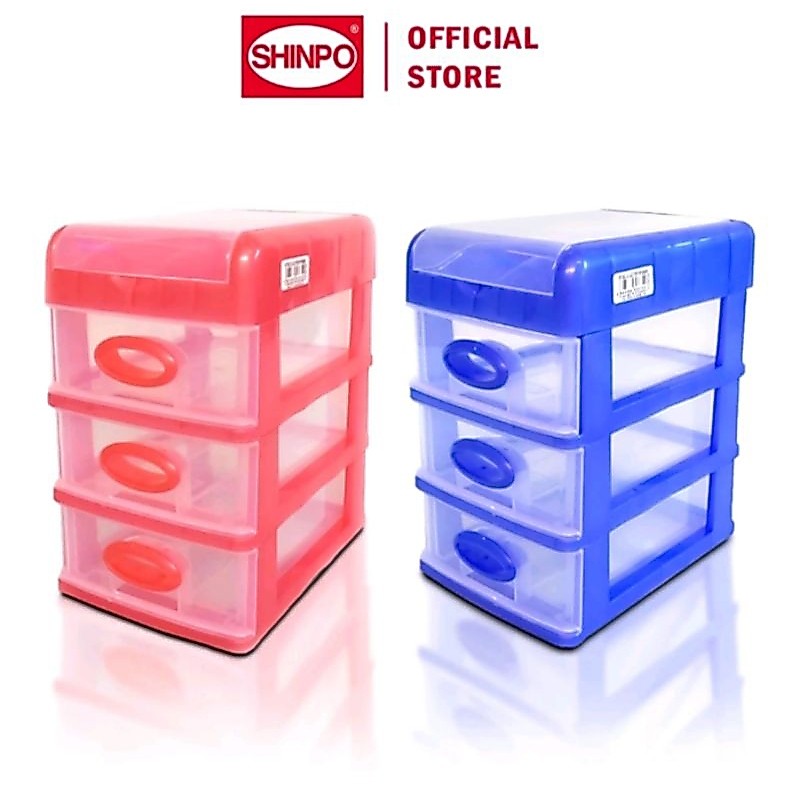 Laci mini plastik 3 susun/container plastik mini 3 susun/laci plastik