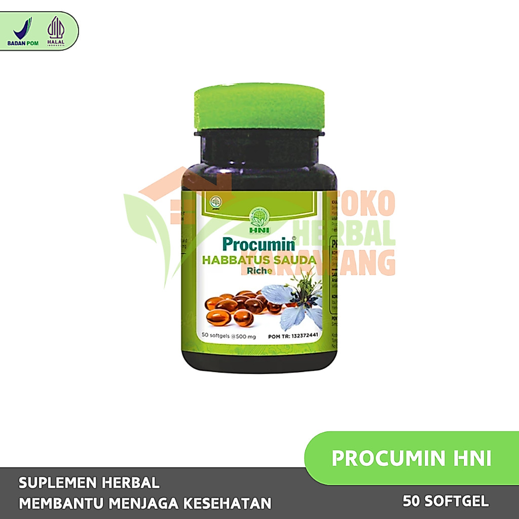 Procumin Habbatussauda Riche HNI HPAI Isi 50 Softgel
