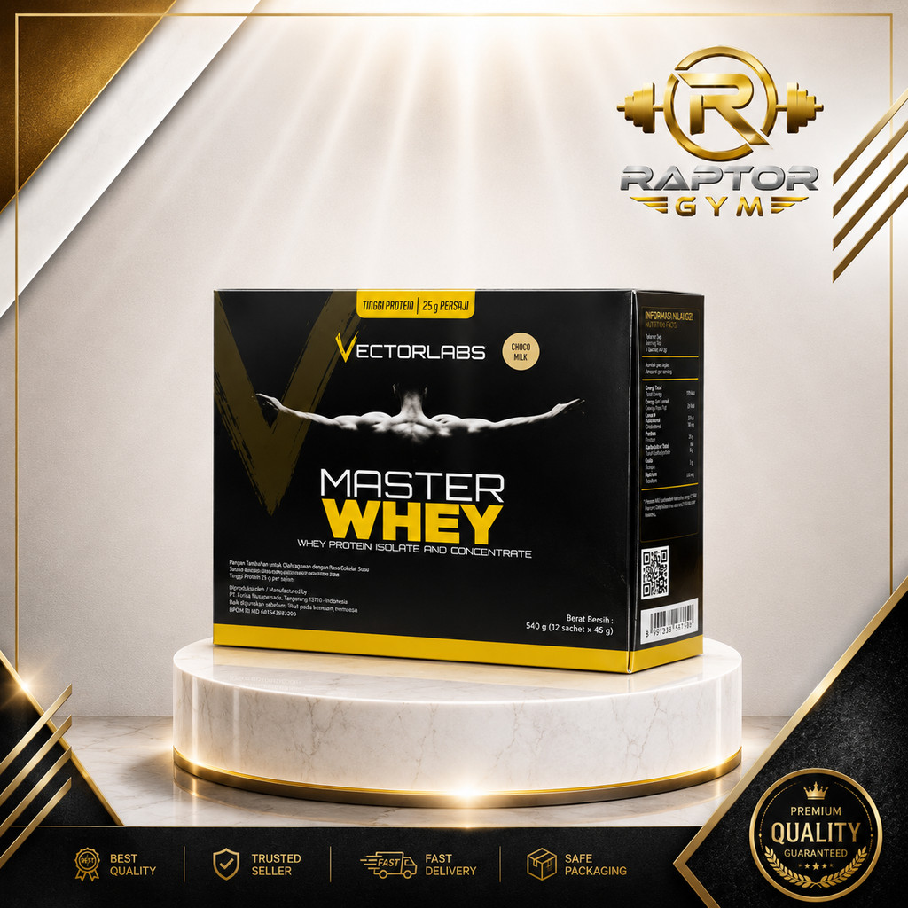 Vectorlabs MASTER WHEY Box 12 Sachet / Vector Labs Protein 1 lb / lbs